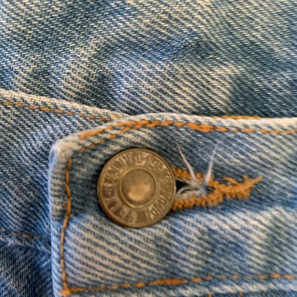 Brandy Melville denim jean high waisted shorts - Picture 10 of 14